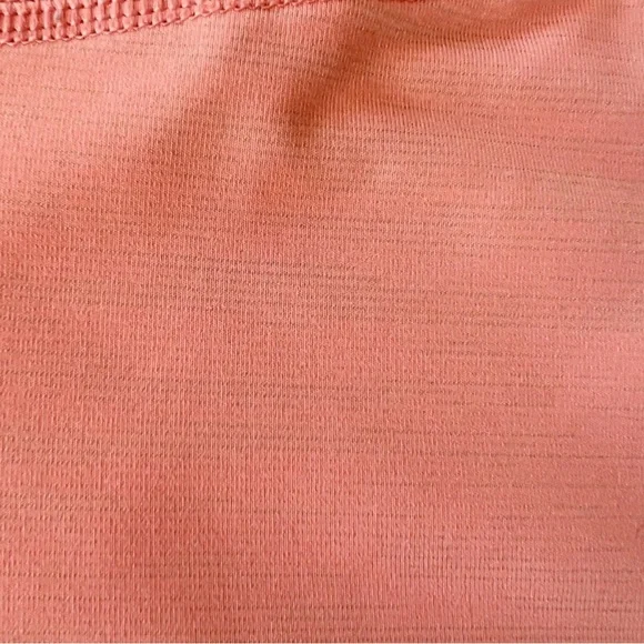 Outdoor Voices Tech Sweat Biker Shorts in Heathered Orange Peach - Picture 4 of 16